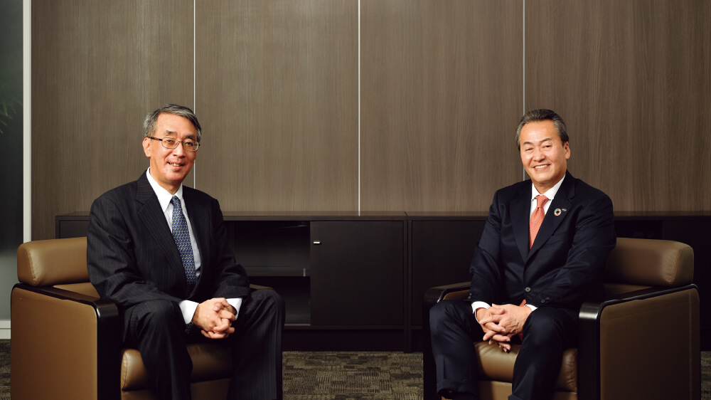 Shoichi Terayama and Hiroshi Geshiro