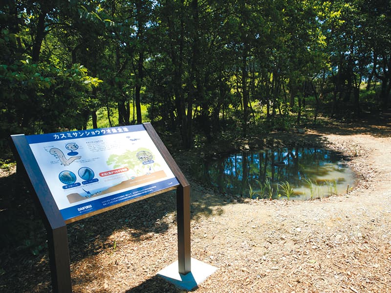 El área de conservación Yui no Mori en Shiga Works