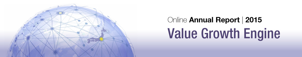 Online Annual Report 2015: Value Growth Engine