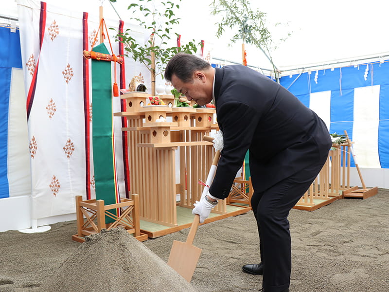 Groundbreaking ceremony (held on April 11, 2024)