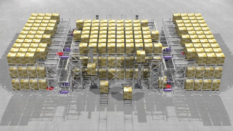 Mehrfachtiefes Shuttle-Lagersystem D3