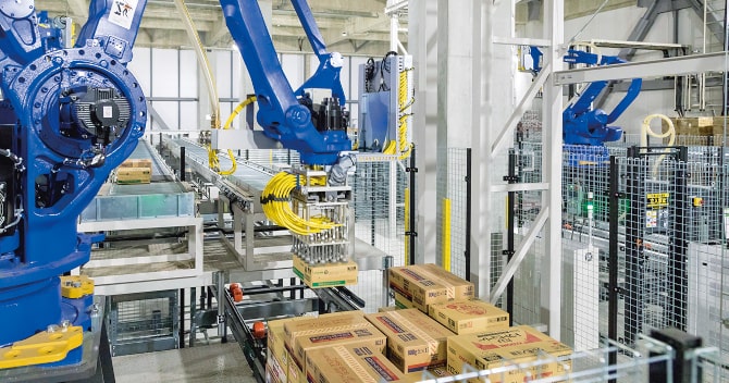 Robot Pengambil Kasus / Robot Palletizer / Robot Depalletizer