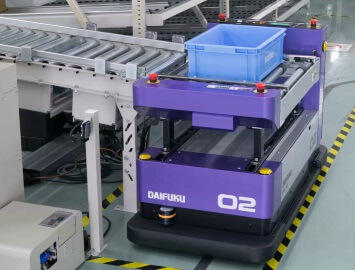 Automatic Guided Vehicle for Autonomous Handling of Dough Troughs 