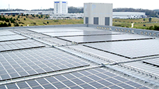 A photovoltaic system installed at Hini Arata Kan demo center