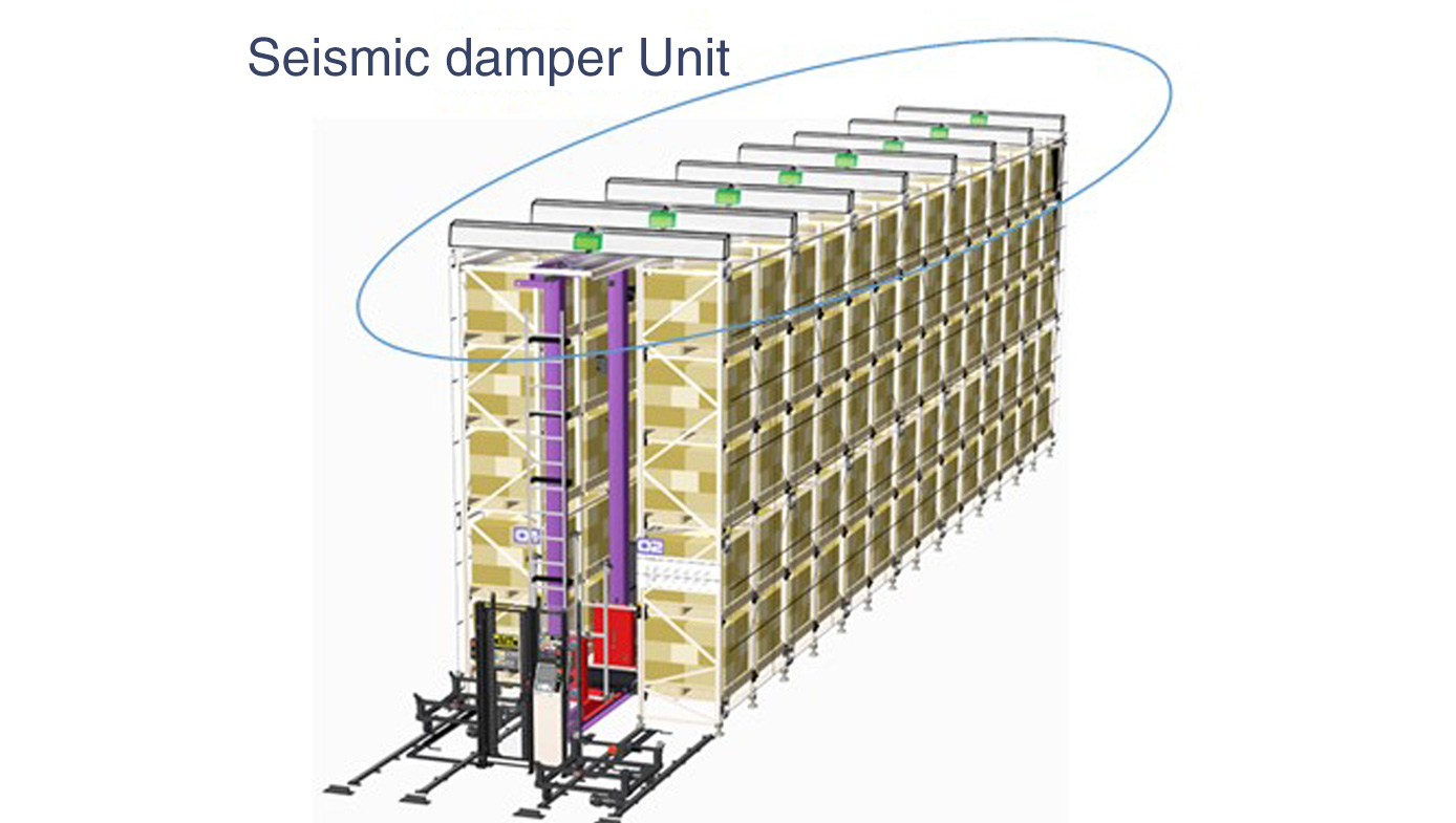 AS/RS - Seismic damper unit for rack