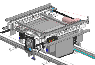 High-speed transport vehicle - Sorting Transfer Vehicle (STV-HA100A)