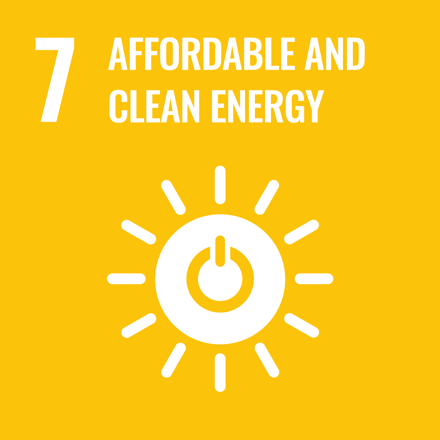 7. Affordable and clean energy